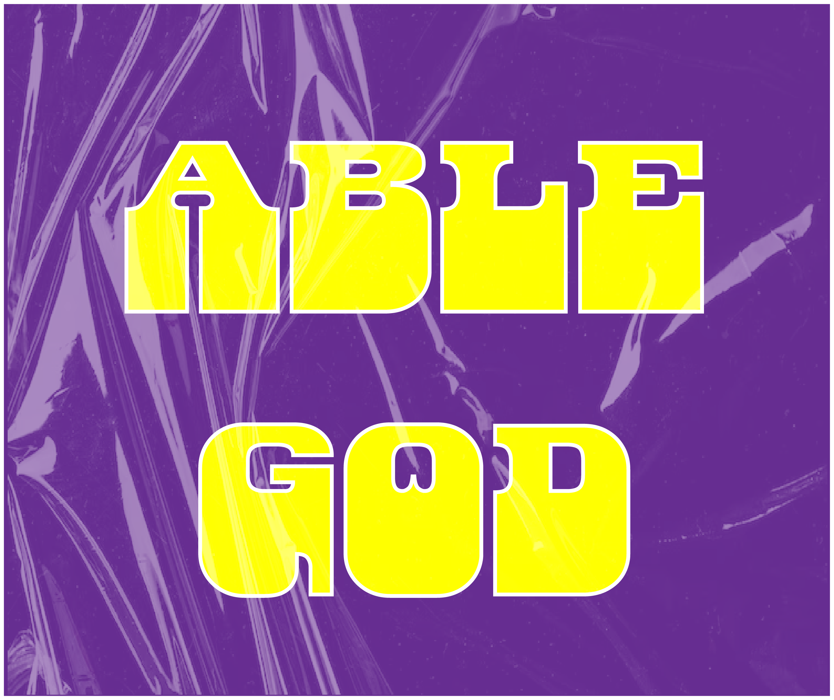 Able God sticker