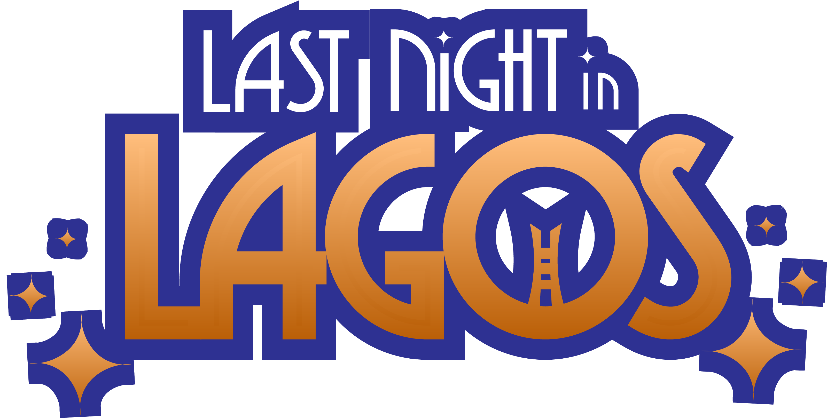 Last Night in Lagos logo sticker